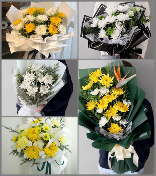河南南阳卧龙区青华镇王珍庄村白事花束代送